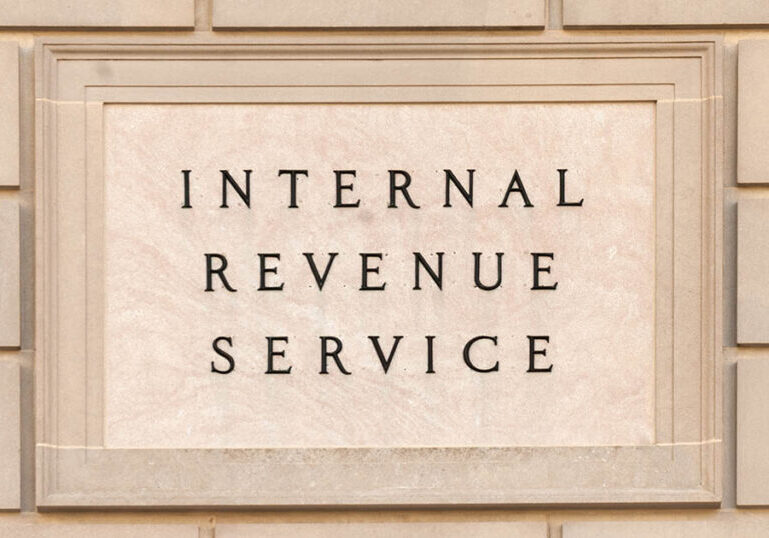 Internal Revenue Service Sign